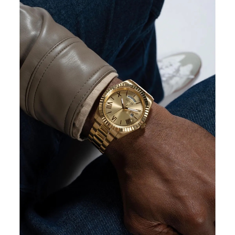 Guess Automatikuhr Quarz-Analoguhr Gd Connoisseur silber(Image 7)