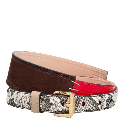 Moschino Leren Riem Belt Fantasia Variante unica