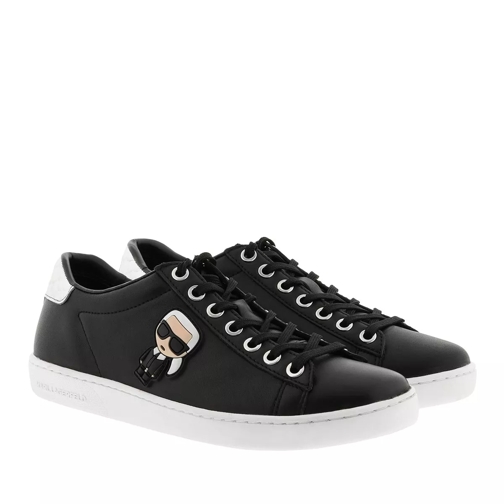 Karl Lagerfeld Karl Ikonic Lo Lace Black Leather Low-Top Sneaker