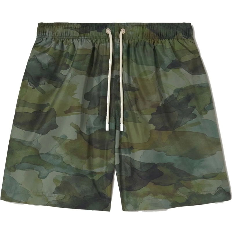 Palm Angels T-shirt Palm Angels Camouflage Swim Shorts grün