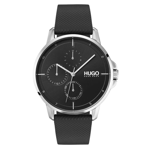 Hugo Multifunctional Watch Focus Black Multifunktionsuhr