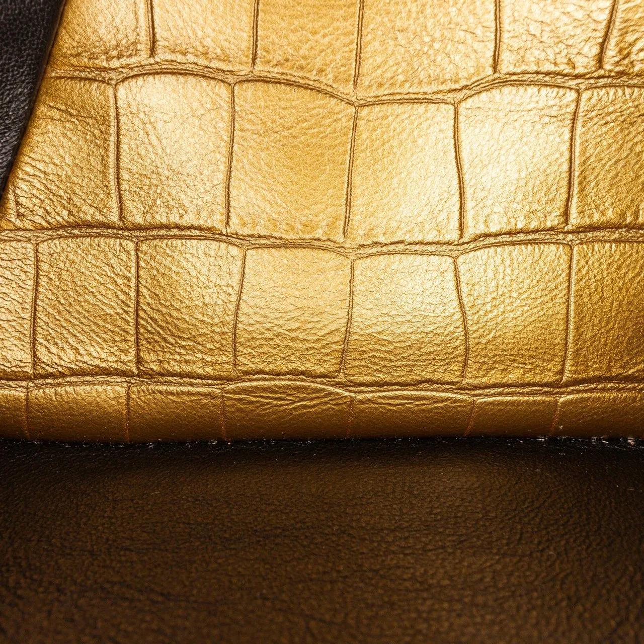 Thumbnail - Chanel Hobo Bags - Medium Croc Embossed Lambskin 2.55 Reissue Double - Gr. unisize - in Schwarz - für Damen