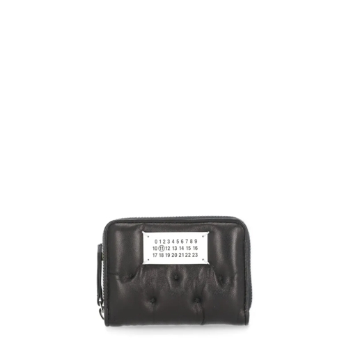 Maison Margiela Geldbörse Glam Slam Pebbled Small Wallet Black