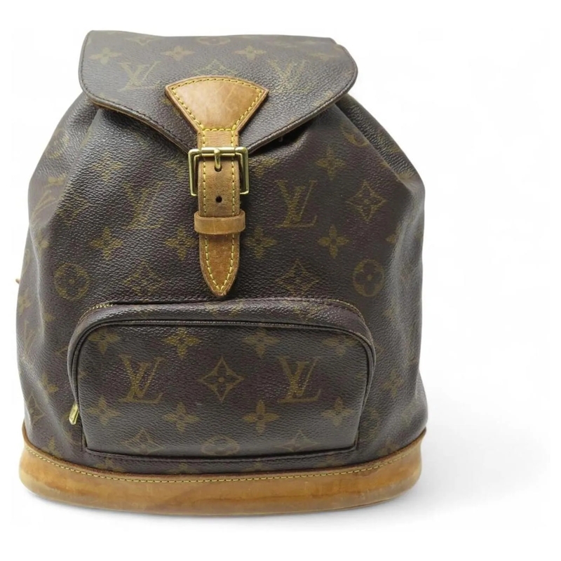Louis Vuitton Rucksack LOUIS VUITTON MONTSOURIS M11197 MONOGRAMM CANVAS R braun