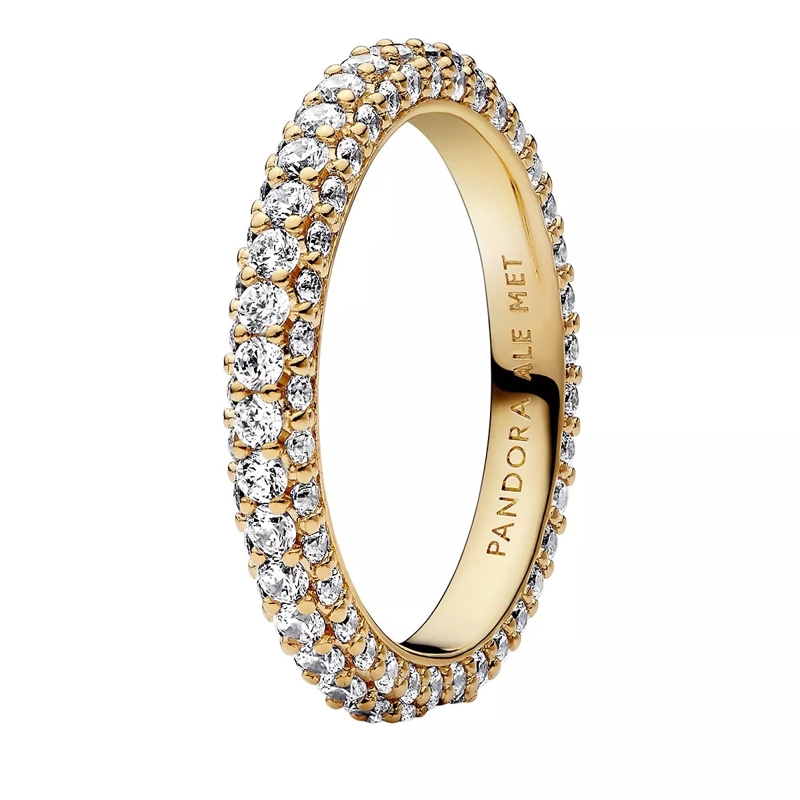 Pandora Eternityring Pandora Timeless Einreihiger Pavé Ring Gold
