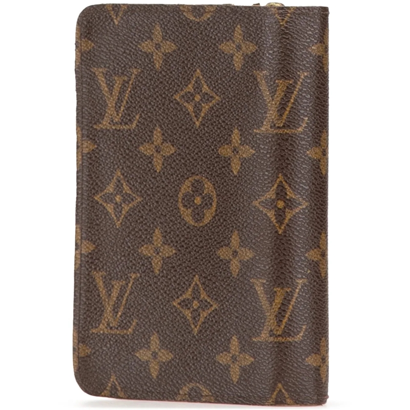 Louis Vuitton Geldbörse Monogram Porte Papier Zipped Wallet braun
