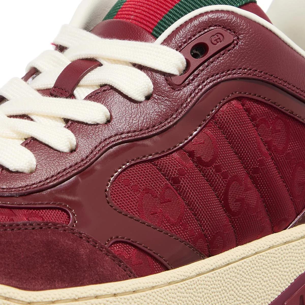 Thumbnail - Gucci Low-Top Sneaker - Re-Web Sneaker - Gr. 41 (EU) - in Rot - für Damen