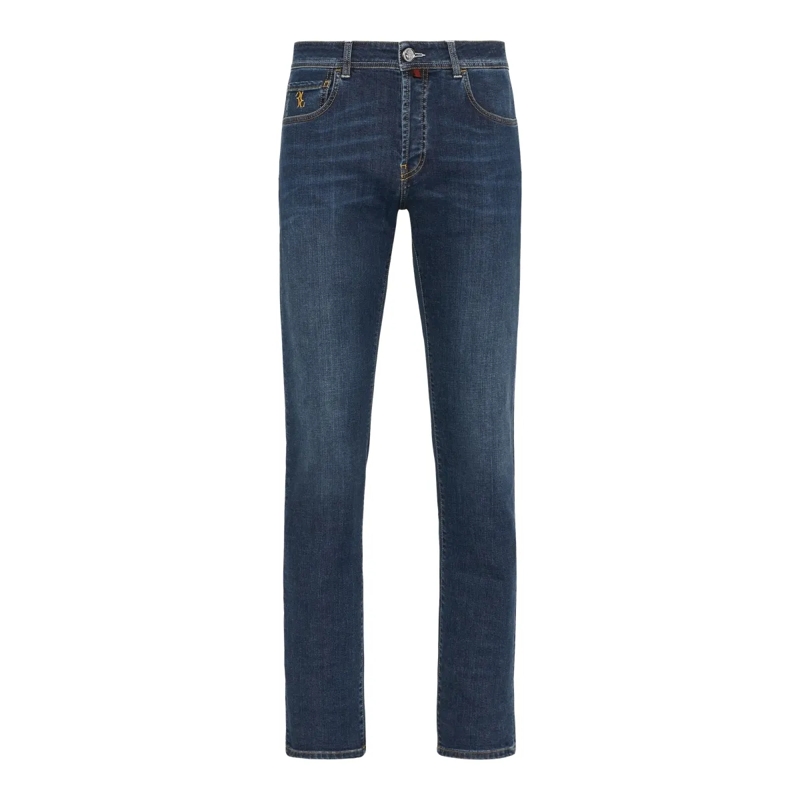 BILLIONAIRE Jeans mit geradem Bein Jeans Regular Fit blau