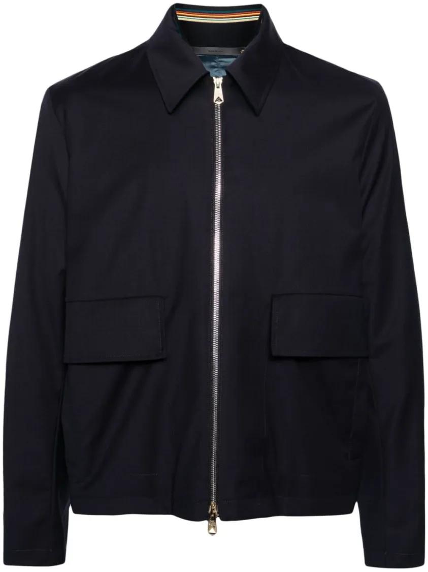 Paul Smith - Logo Jacket - Größe XL - blau