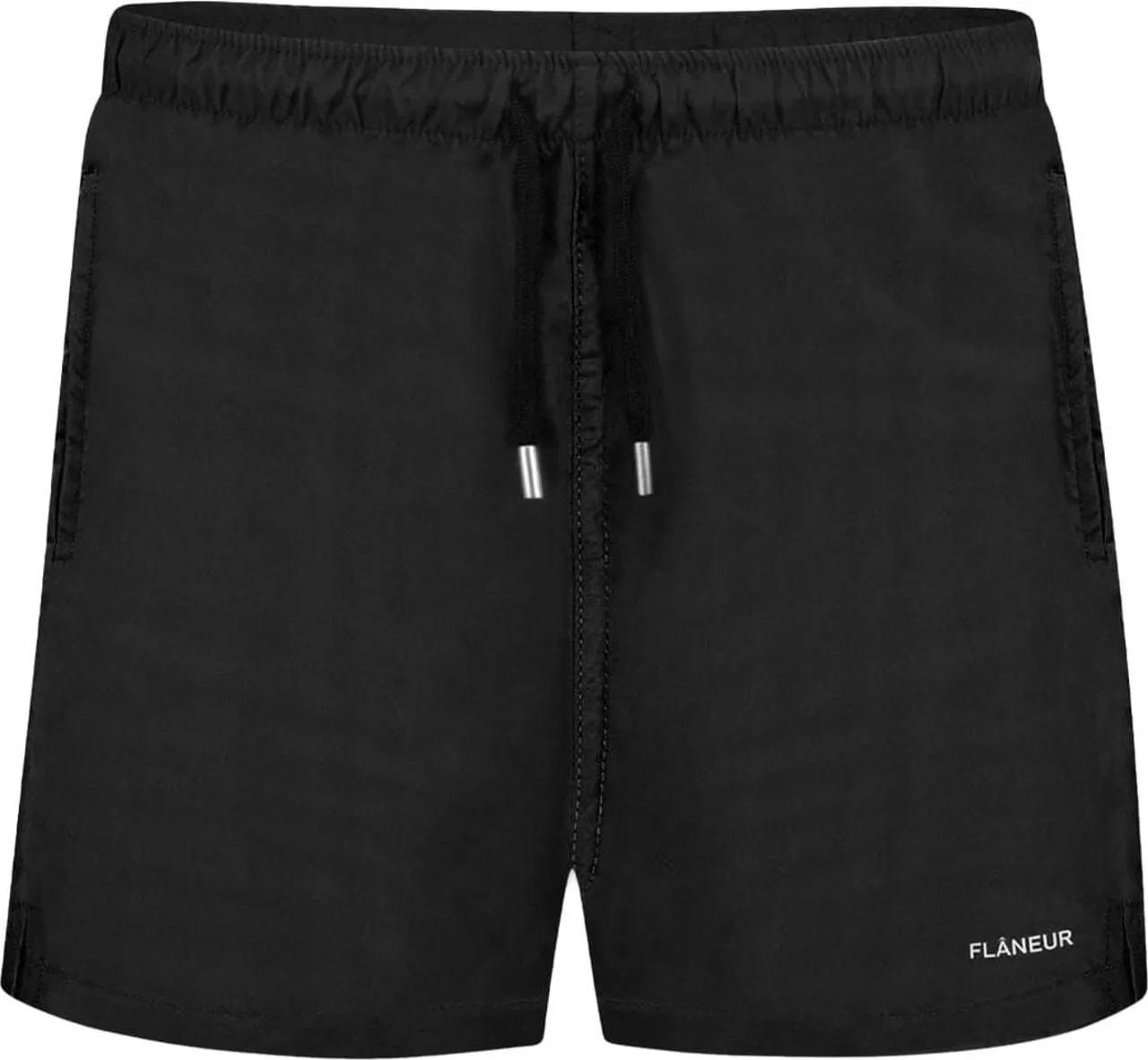 Thumbnail - Flâneur - Logo Swim Shorts  Black - Größe XS - schwarz