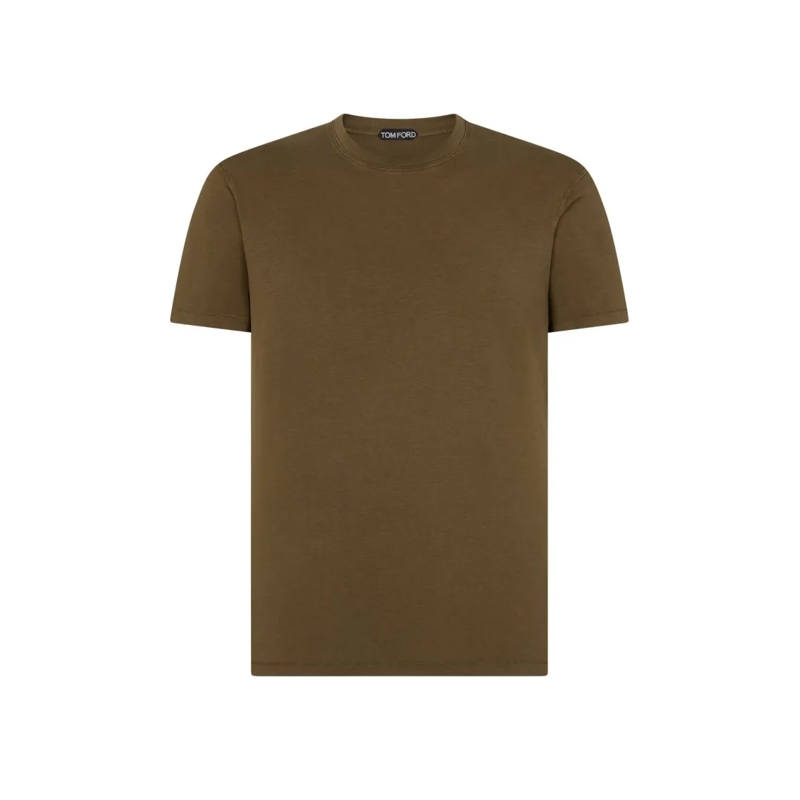 Tom Ford T-Shirt Green Tom Ford T-Shirt With Fabric Blend Green