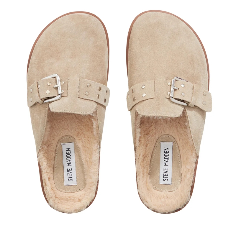 Steve Madden Mules Evergreen Sand Suede(Image 4)