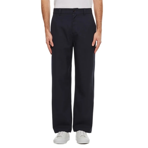 Marni  Trousers With Logo Waistband Black