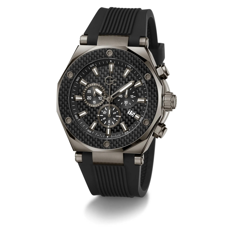 GC Quarzuhr Quarz-Chronographenuhr Gc Legacy schwarz(Image 5)