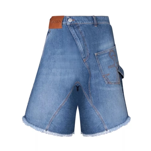 J.W.Anderson Denim Cotton Bermuda Shorts Blue 