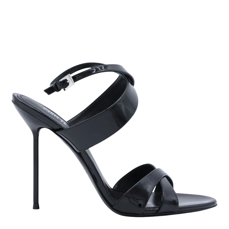 Paris Texas Sandalen High-Heeled Black Sandals With Straps Black