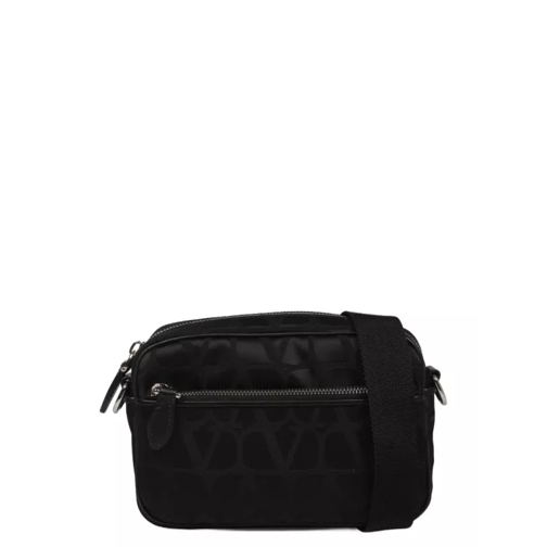 Valentino Toile Iconographe Shoulder Bag Black Sac à bandoulière