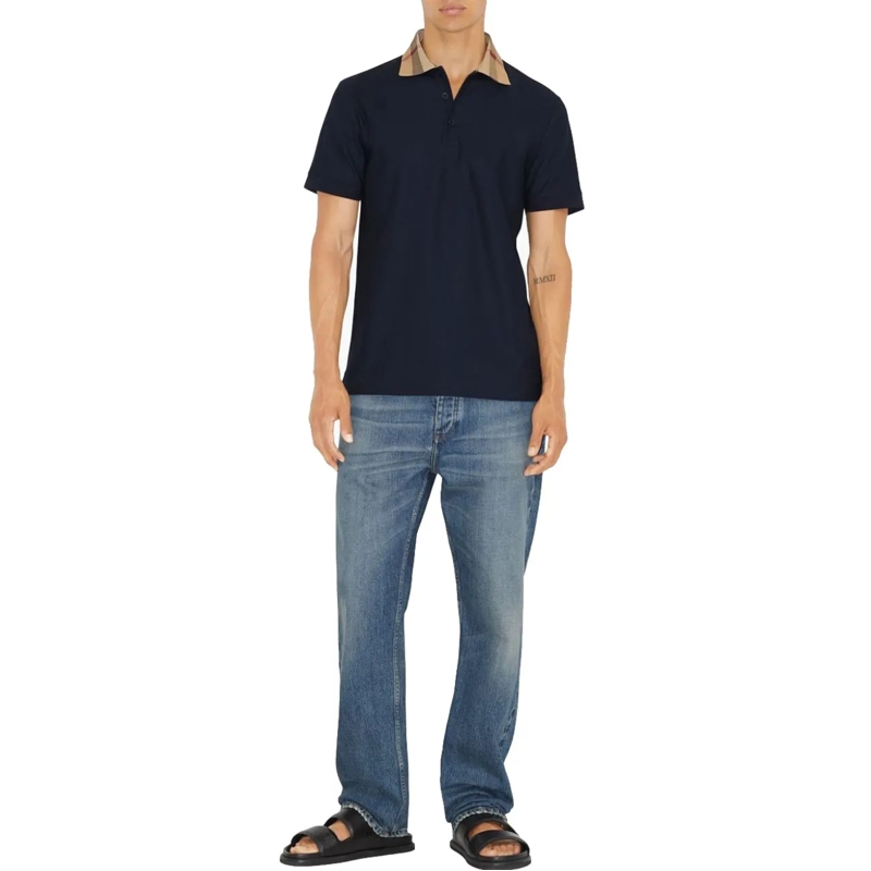 Burberry Polo T-Shirts And Polos Navy dunkelblau(Image 3)