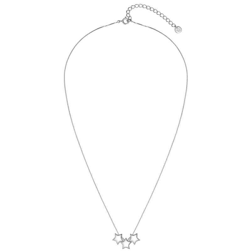 Glanzstücke München Mittellange Halskette Sterling Silber Halskette Sterne silber(Image 2)
