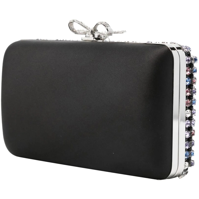 Self Portrait Clutch Bags Multicolor schwarz