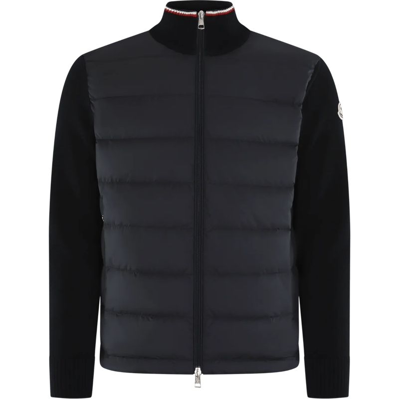 Moncler Daunenjacke Heren Padded Zip Up Jacket Zwart schwarz