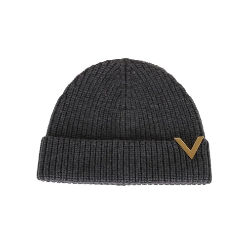 Valentino Hoed Beanie Knitted Black