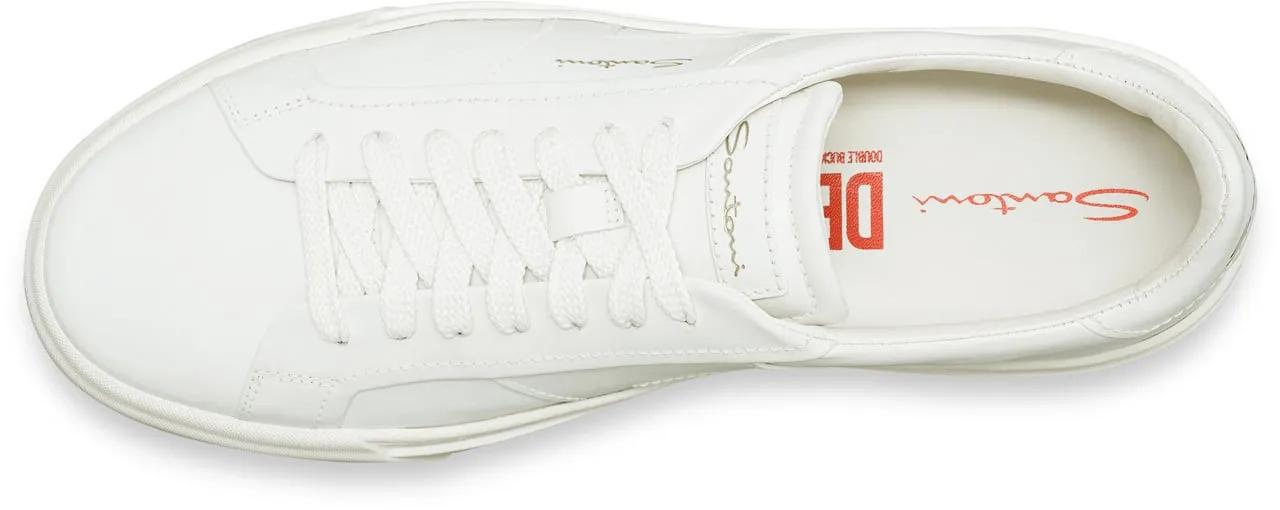 Thumbnail - Santoni Low-Top Sneaker - Sneakers White - Gr. UK_9_5 - in Weiß - für Damen