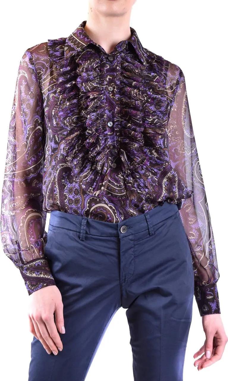 Thumbnail - P.A.R.O.S.H. - Shirt Purple - Größe S - orange