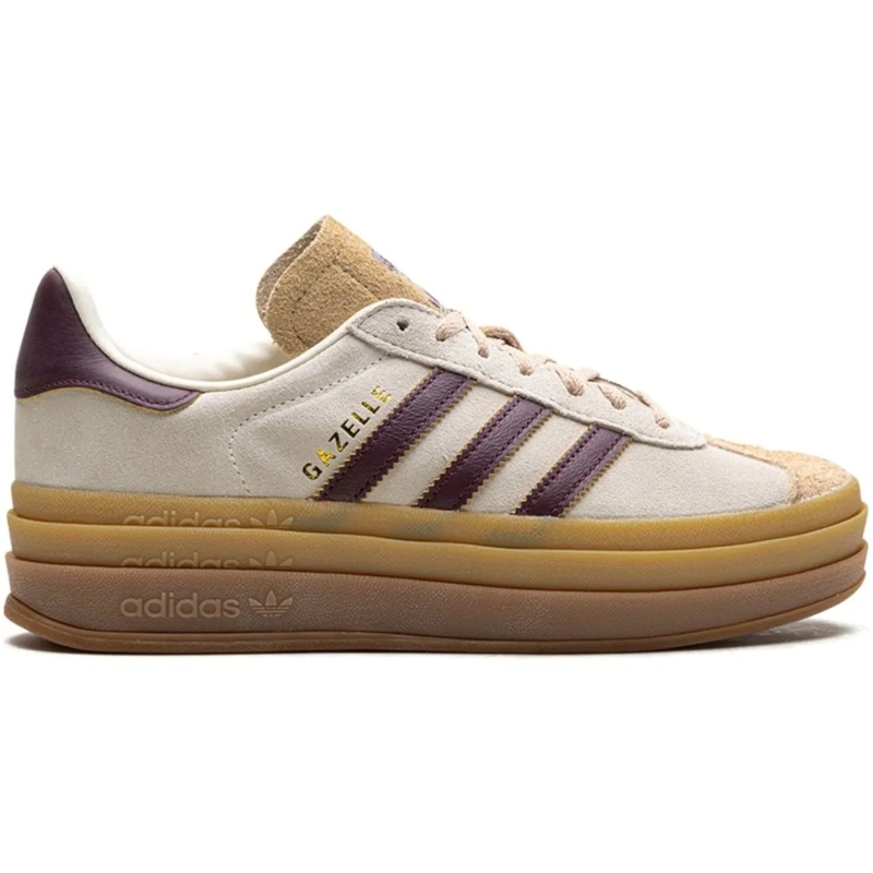 Adidas Sneaker basse Gazelle Bold W Cream White/maroon/magic Beige weiß