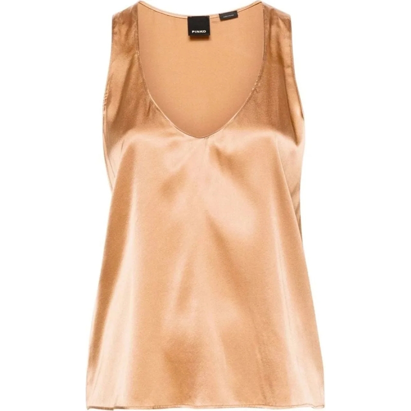 Pinko T-Shirt Tops Brown braun