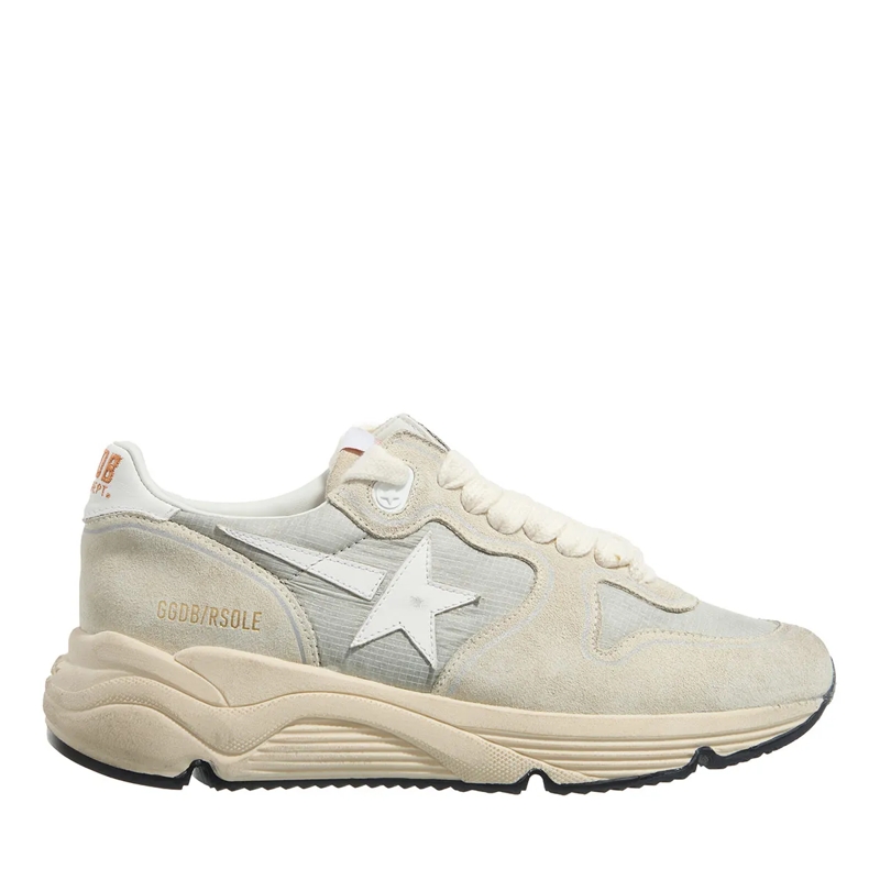 Golden Goose Low-Top-Sneaker Running Sole Eggnog