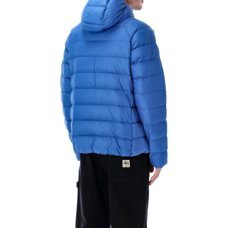 PYRENEX Donsjas Arial Lightweight Hooded Down Jacket Blue