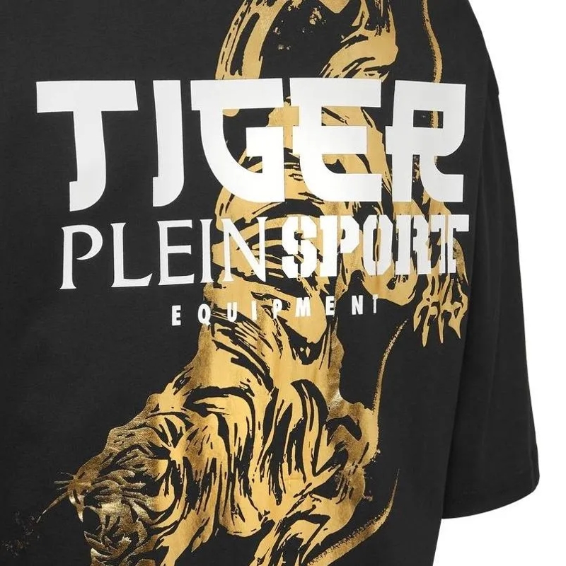Plein Sport T-Shirt T-Shirt Tiger Tokyo schwarz(Image 2)