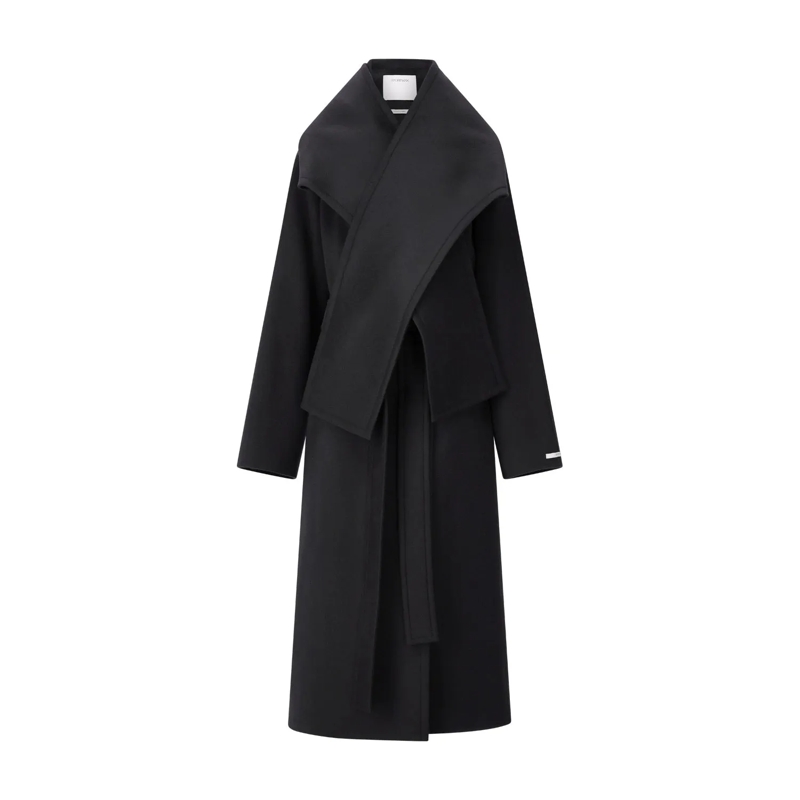 Sportmax Manteau de transition Mantel Baldo aus Wolle schwarz