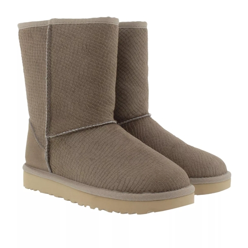 UGG Classic Short Calf Hair Scales Oyster Bottes d'hiver