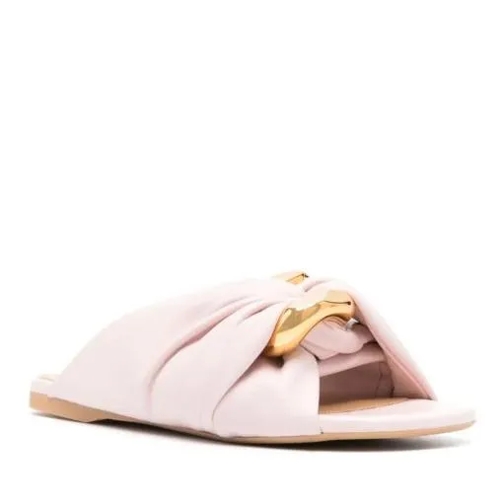 J.W.Anderson Pink Corner Slippers Neutrals Slip-in skor