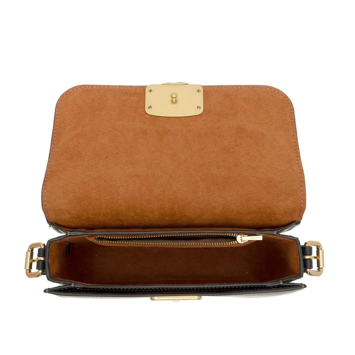 Coach Crossbody bags Refined Calf Leather Sage Shoulder Bag in zwart