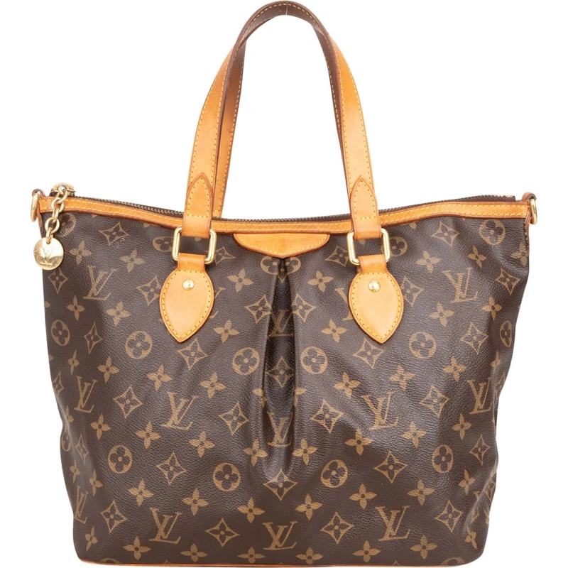 Louis Vuitton Tote Louis Vuitton Canvas Monogram Palermo PM Handbag braun