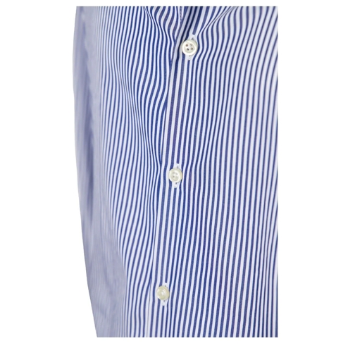 GMF 965 GMF 965 BLAU WEISS GESTREIFTES HEMD blau Shirts