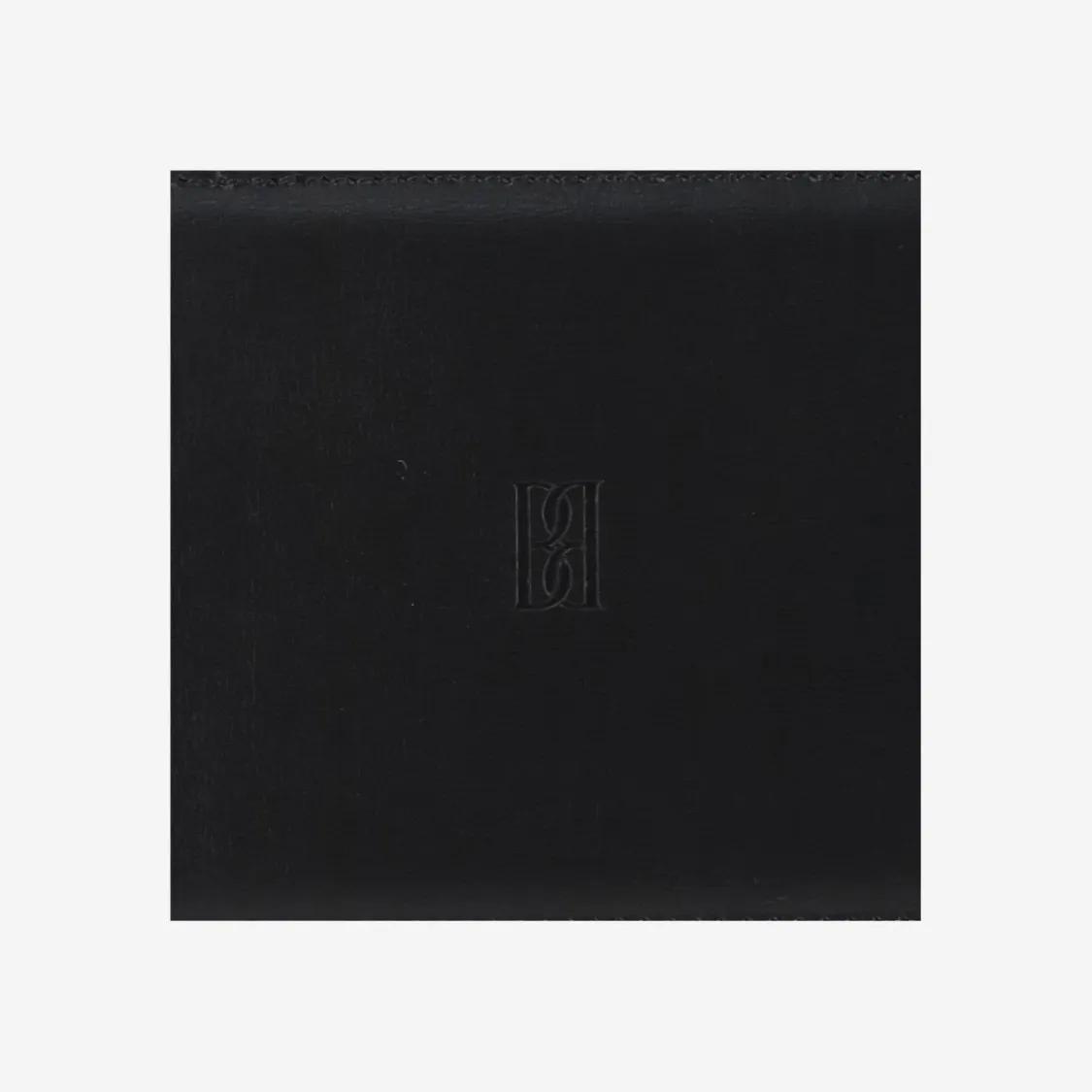 By Malene Birger Clutches Leather Blend Beauty Case Bag With Logo in zwart