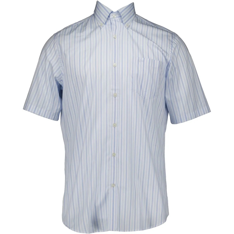 Paul & Shark Legeres Oberteil Paul & Shark 26413055 Korte Mouw Overhemden Lichtb blau