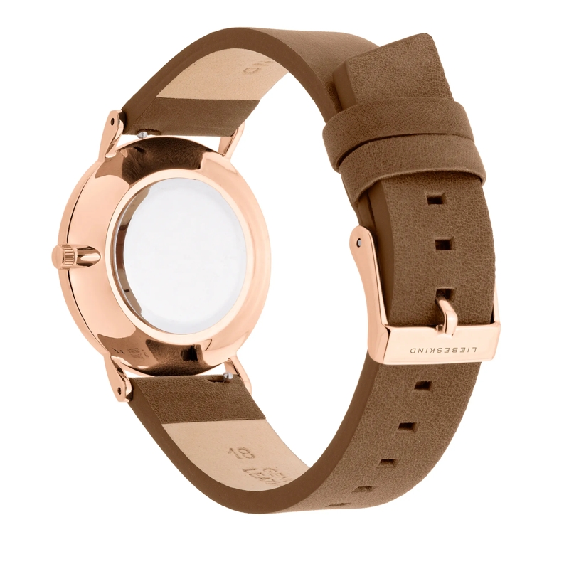 Liebeskind Berlin Quarzuhr Echtleder The Small Minimalist braun(Image 3)