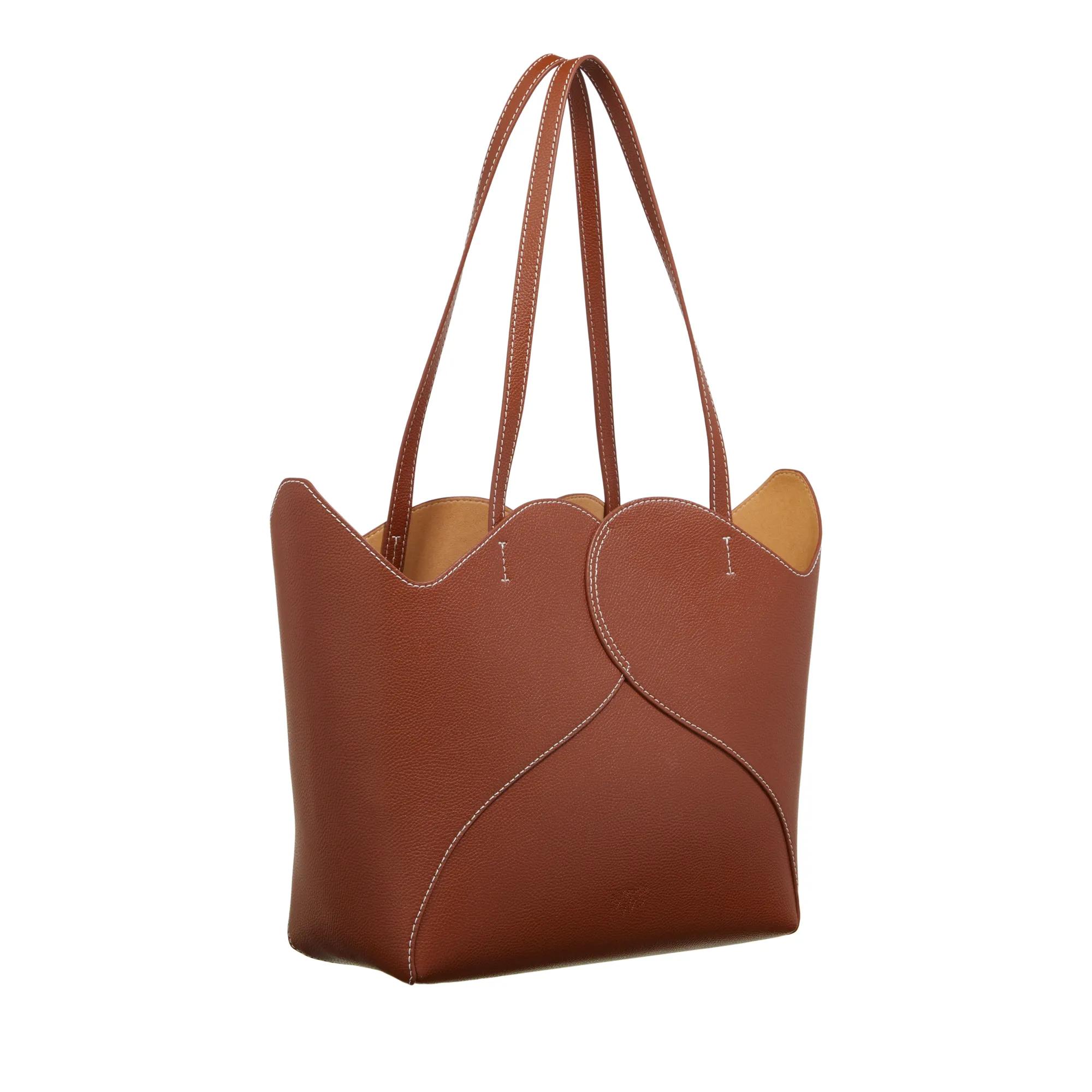 Pinko Hart Tote Schoudertas Brown Dames