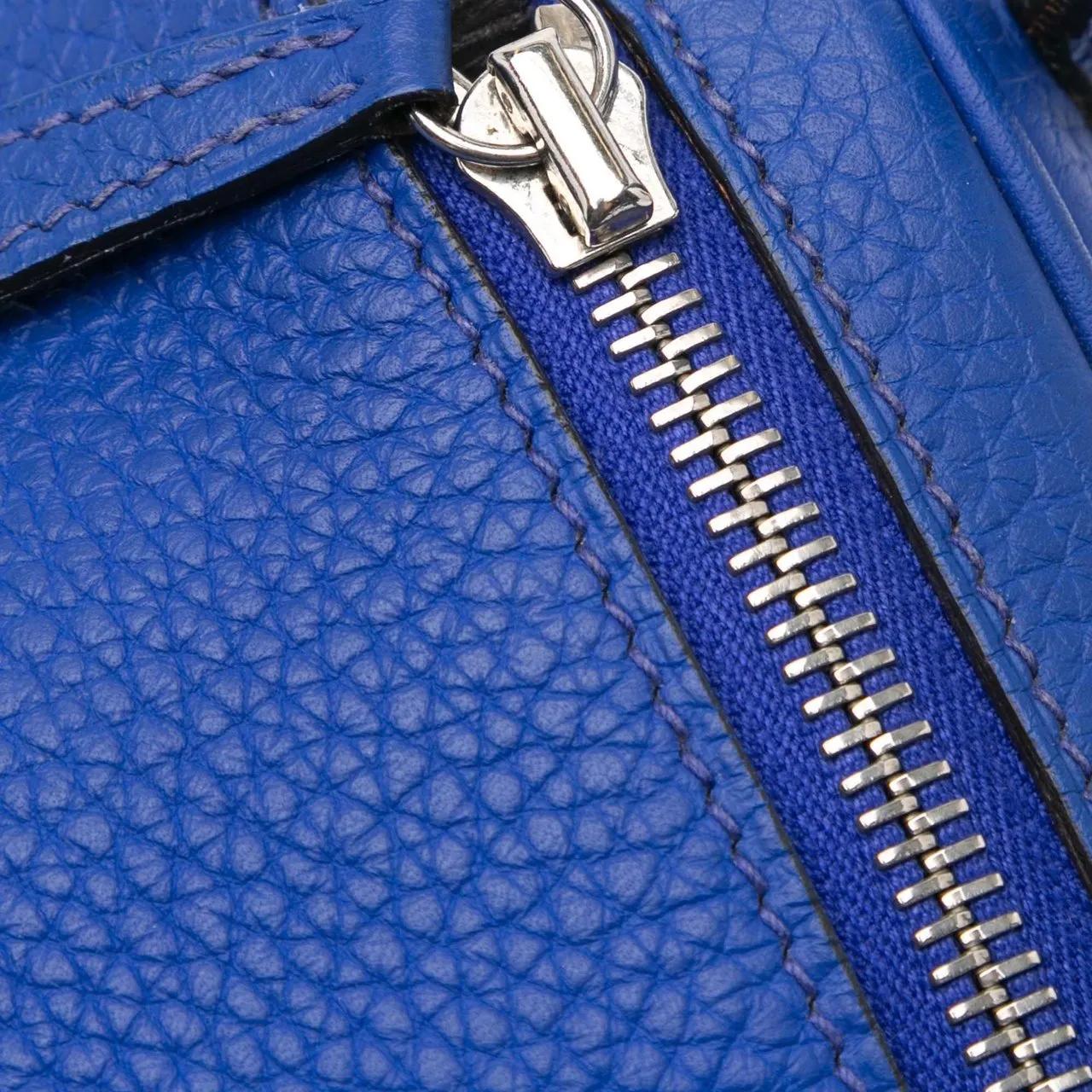 Thumbnail - Hermès Hobo Bags - Togo Lindy 30 - Gr. unisize - in Blau - für Damen