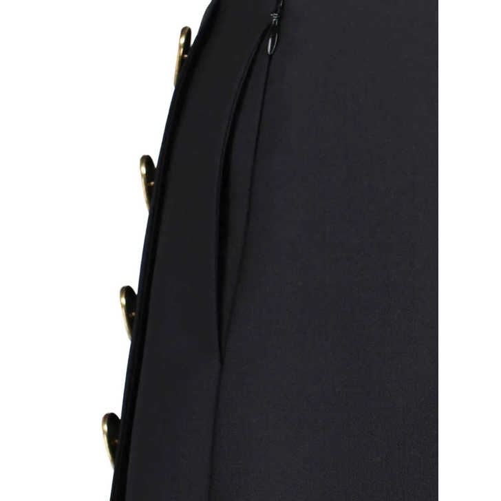 ショートパンツ Givenchy Asymmetrical High-Waisted Black Wool And Mohair Givenchy Asymmetrical High-Waisted Black Wool And Mohair Sh