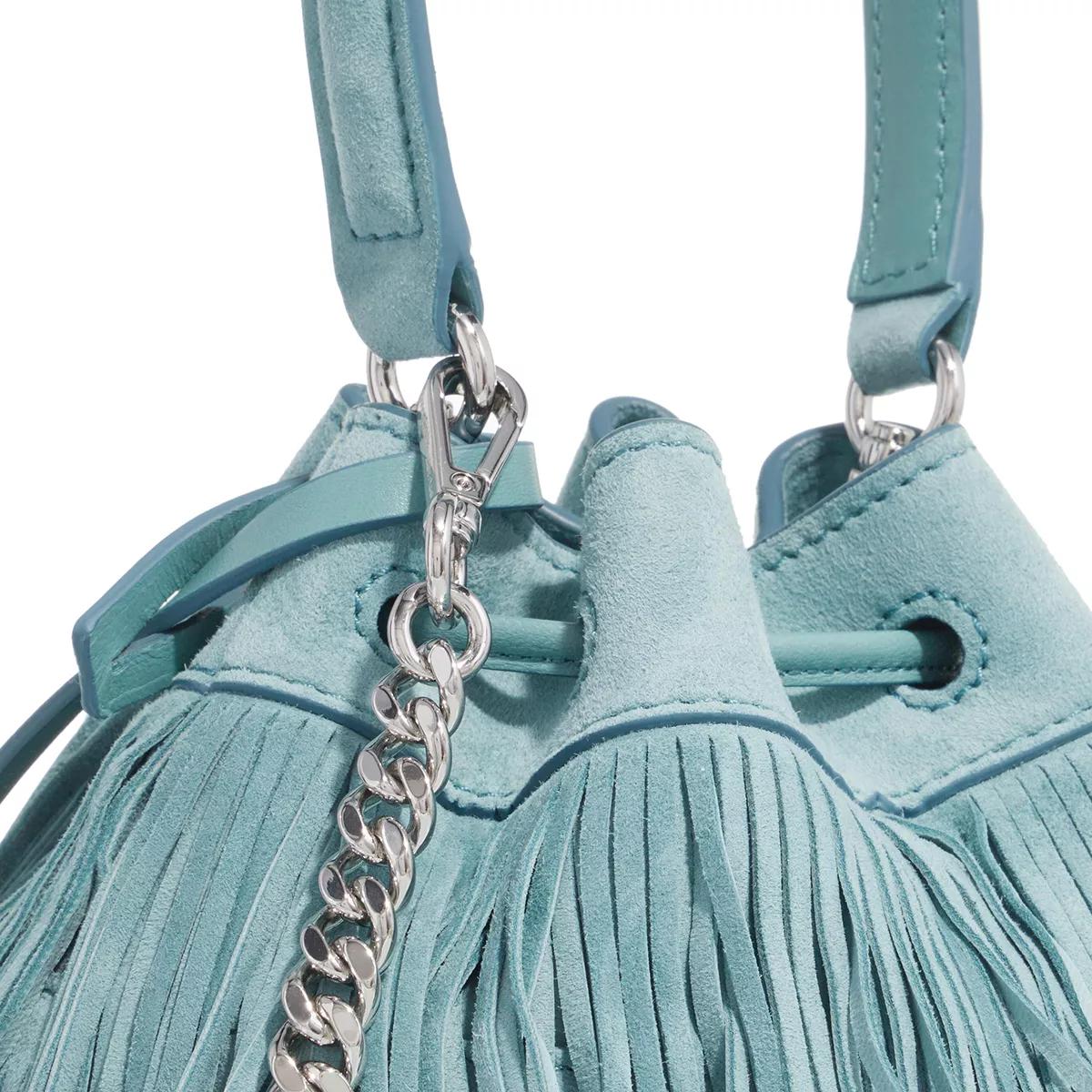 Stuart Weitzman Bucket bags Rae Fringe Mini Bucket Bag in blauw