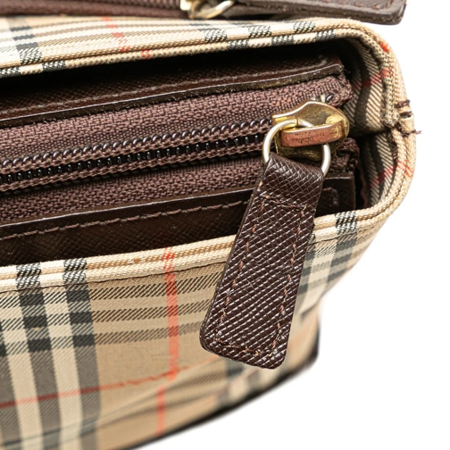Burberry Sac à provisions 20th Haymarket Check Canvas Tote braun (Image 2)