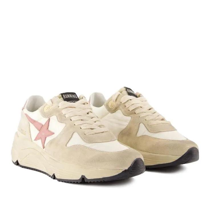 Golden Goose Low-Top Sneaker - Running Sneakers - Leather - Beige - Gr. 38 (EU) - in Beige - für Damen