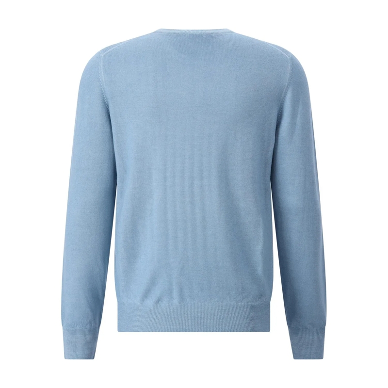 Gran Sasso Pull Strickpullover aus Wolle blau(Image 12)