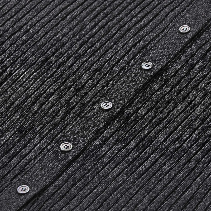 Roberto Collina Bluse Kurzarm-Strickjacke grau(Image 3)